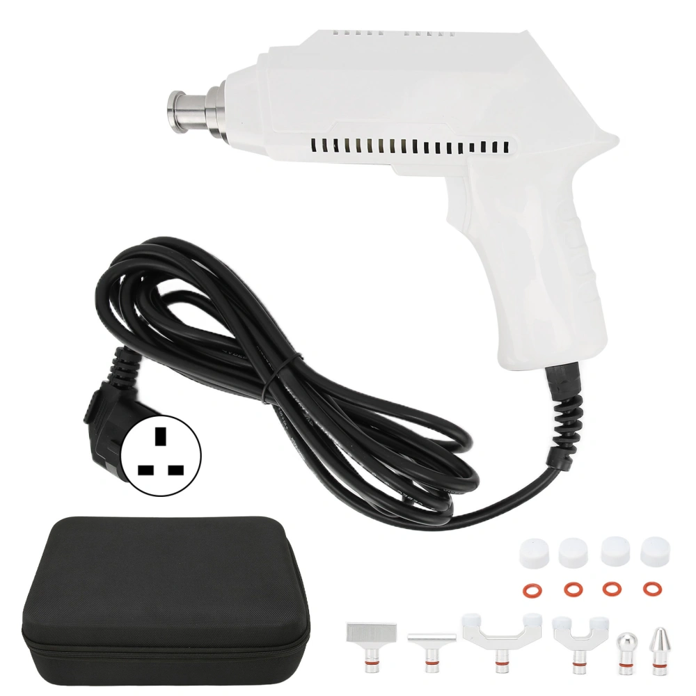 Electric Spine Massager 30 Level Adjustment Heat Resistance Electric Spine Chiropractor Tool WhiteUK Plug 220V