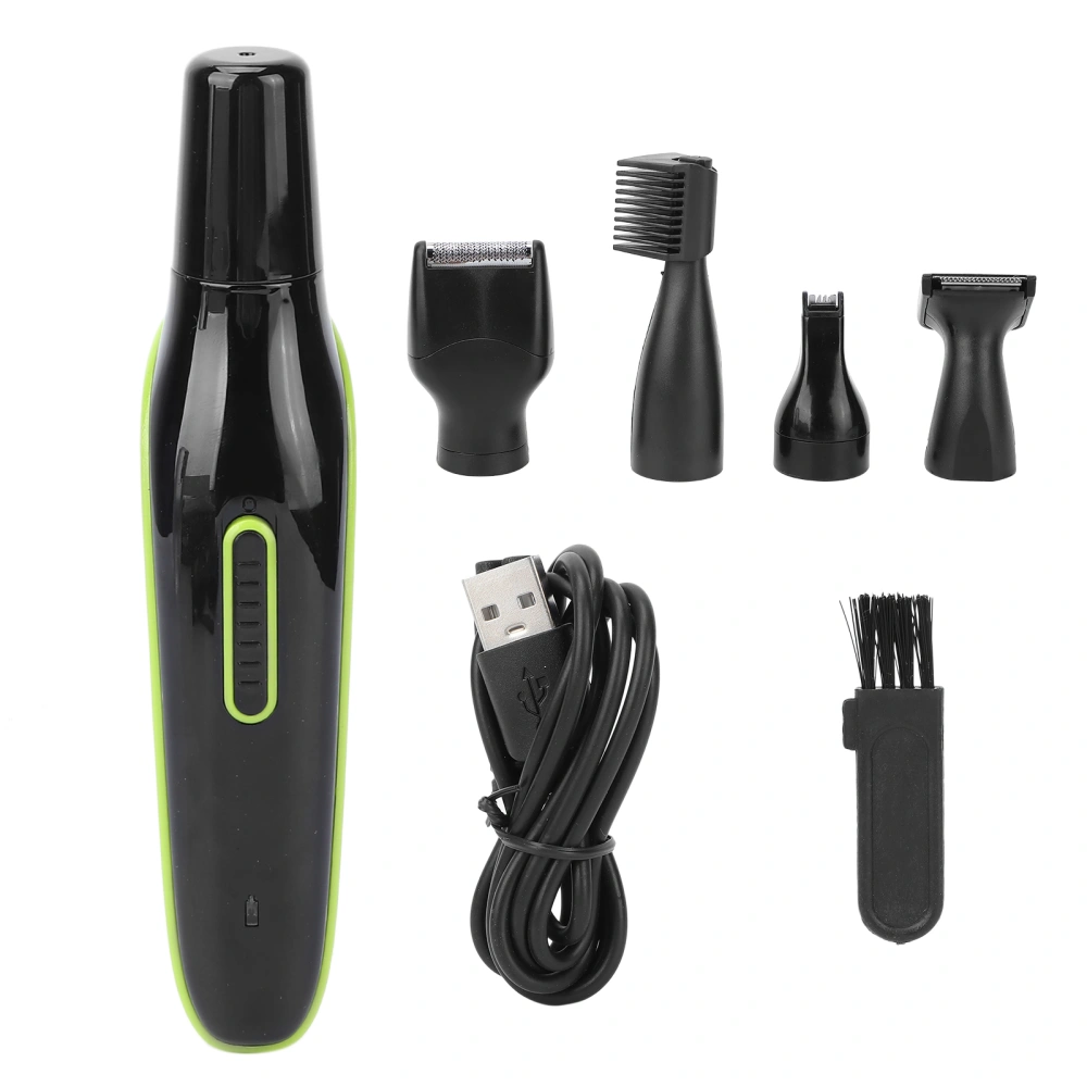 Nose Hair Trimmer Set USB 5 in 1 Electric Facial Ear Hair Eyebrow Trimmer for Home