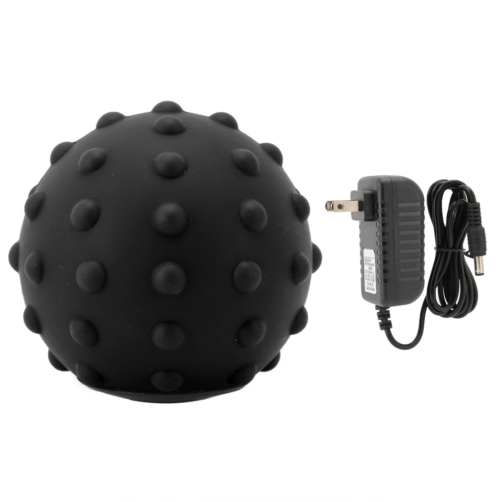 Vibrating Massage Ball Electric Fitness Yoga Massage Roller for Muscle Pain ReliefUS Plug 100-240V