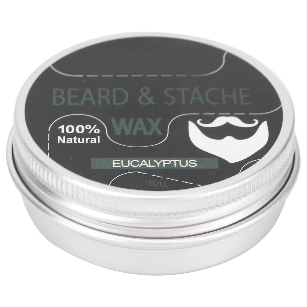 Blue ZOO Beard Cream Facial Beard Grooming Balm Mustaches Conditioner for Men 30gEucalyptus