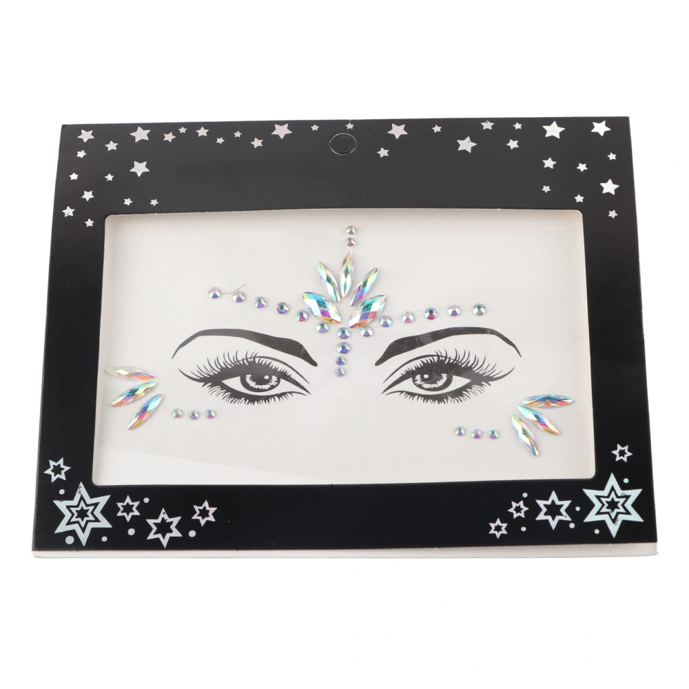 Glitter Eyes Face Rhinestones Sticker Festival Makeup Temporary Face Stickers Decorations