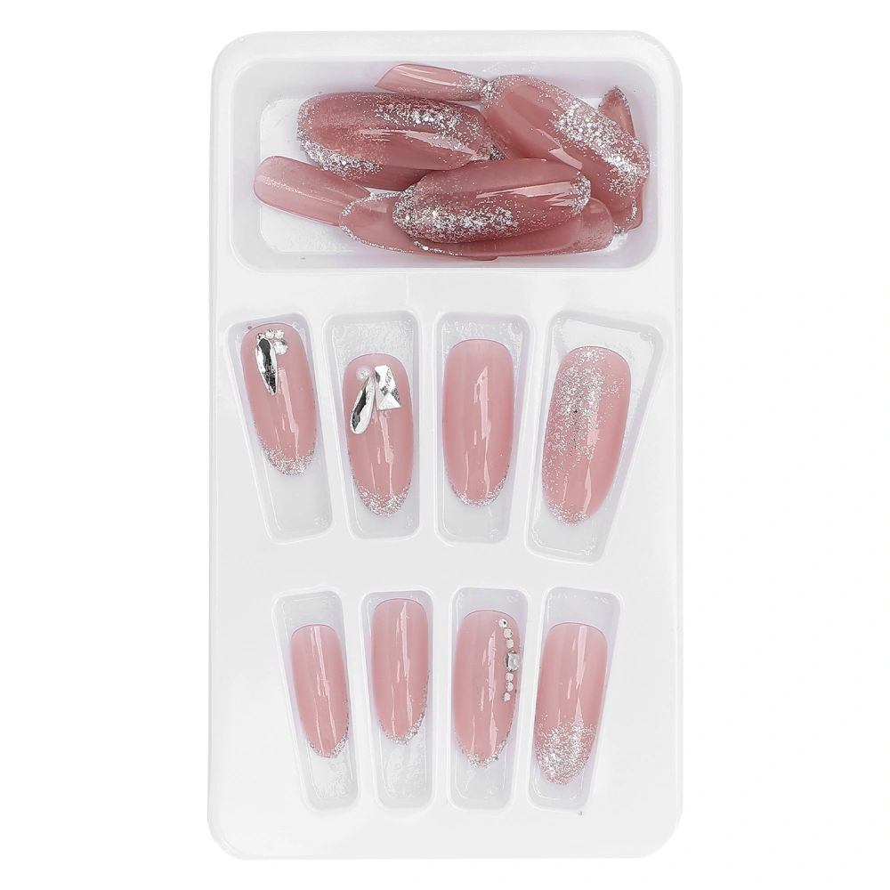 24pcs Press On Fake Nails Tips Artificial Full Cover Coffin False Nails Tips for Women