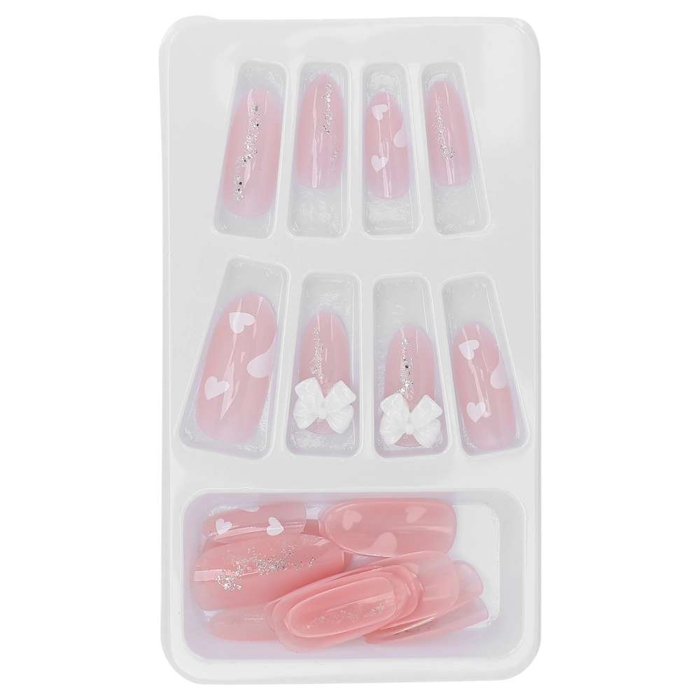 24 Pcs Removable Fake Nail Kit Fashionable Full Cover Artificial False Nails for Women