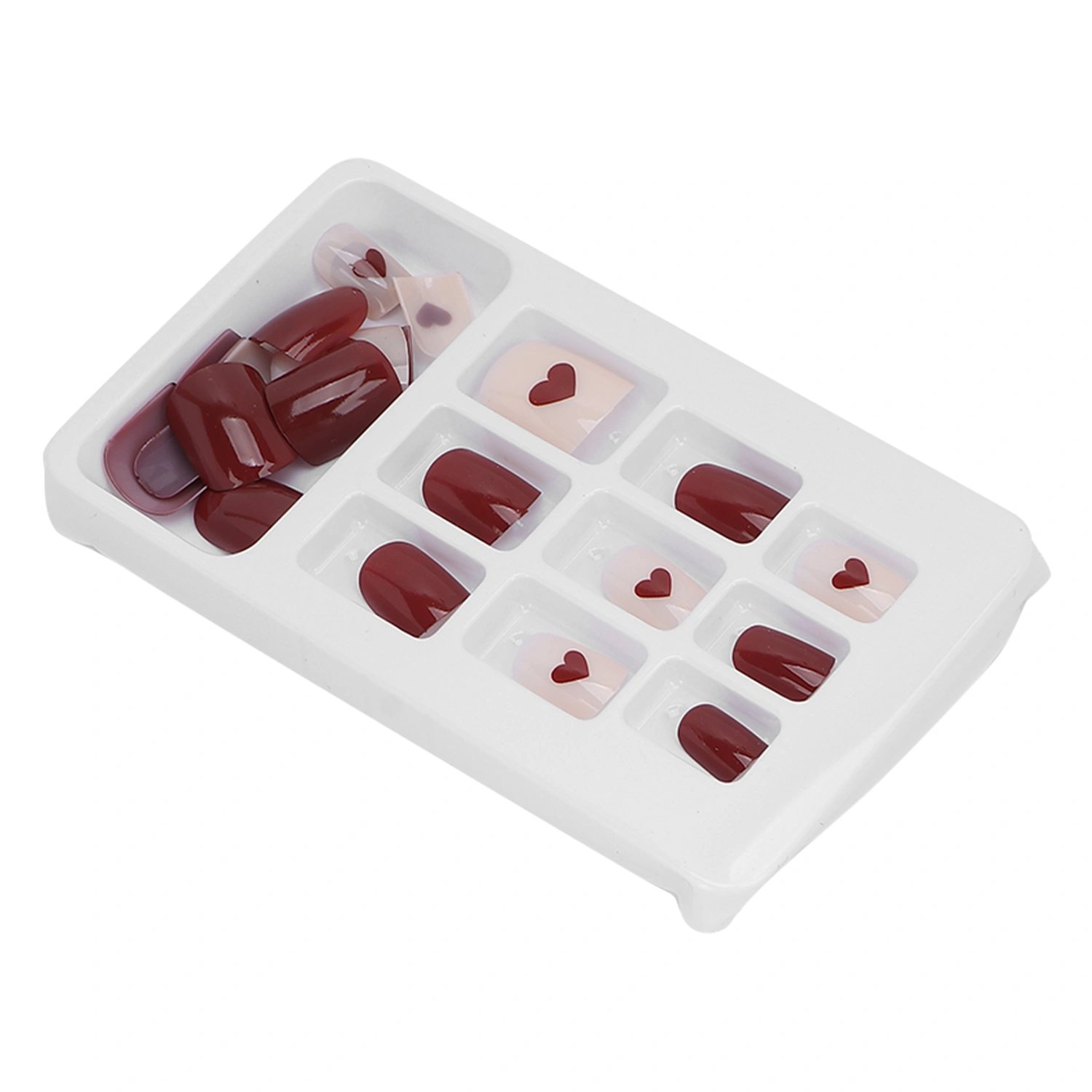 24pcs False Nails Full Cover Press On Fake Nails Tips Coffin Fake Nails for WomenP132