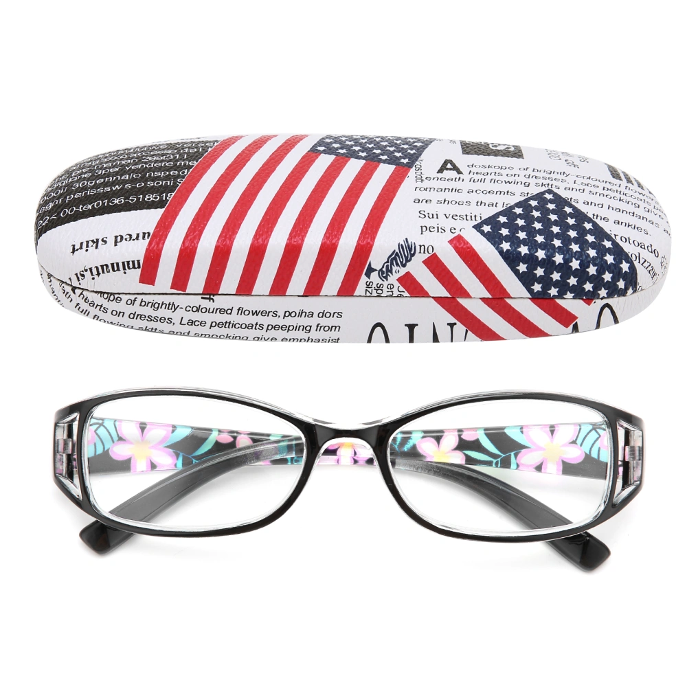 Fashionable Elderly Reading Glasses Blue Light Blocking Reading Gaming TV Glasses(+100 )