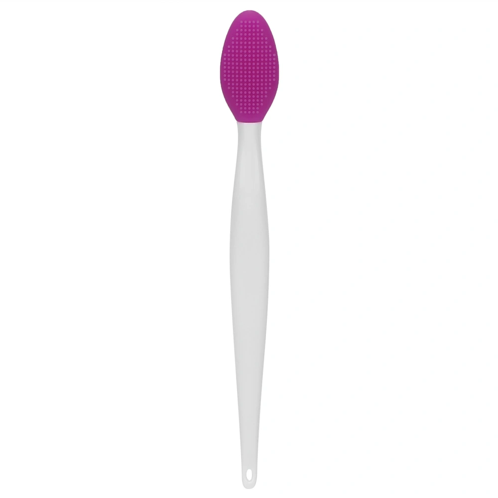 Soft Silicone Nose Cleansing Brush Deep Cleaning Double Sided Exfoliating Lip BrushPurple