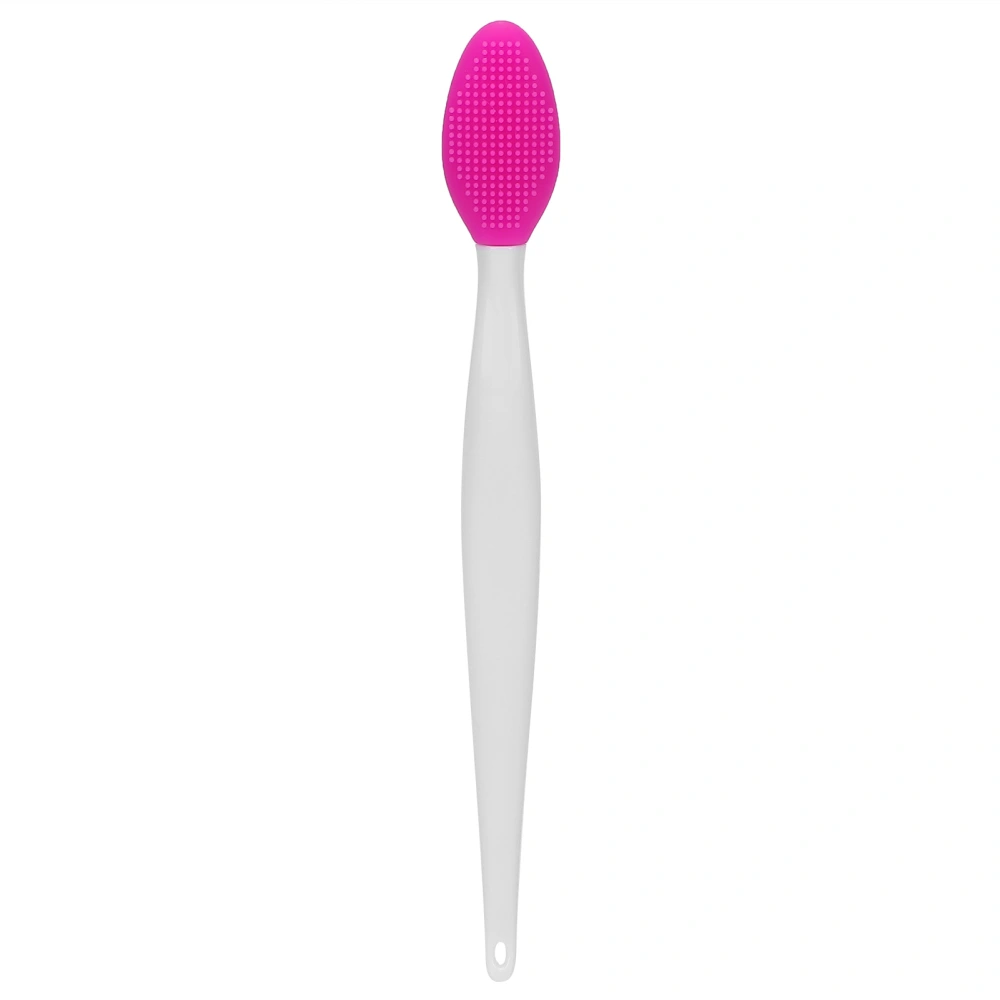 Soft Silicone Nose Cleansing Brush Deep Cleaning Double Sided Exfoliating Lip BrushRose Red