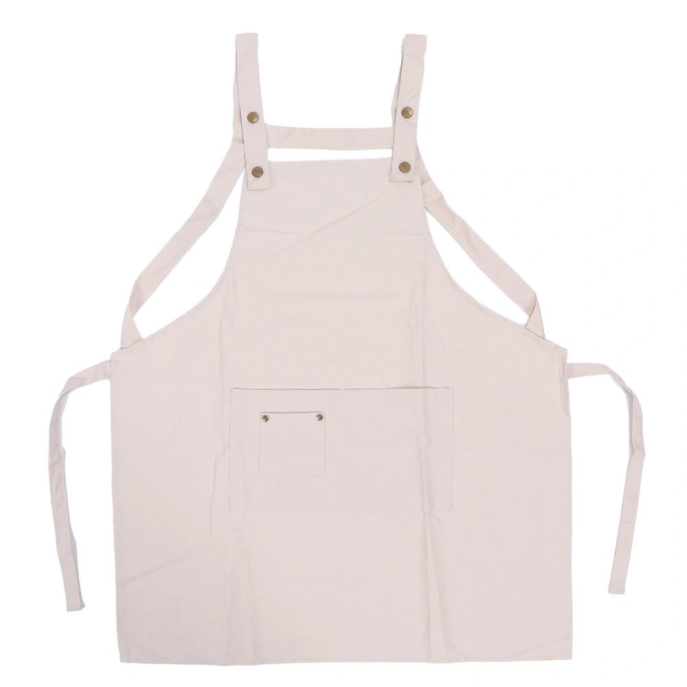 Nail Polish Apron Adjustable Nail Salon Kitchen Bib Aprons Cosmetic Manicure SuppliesWhite