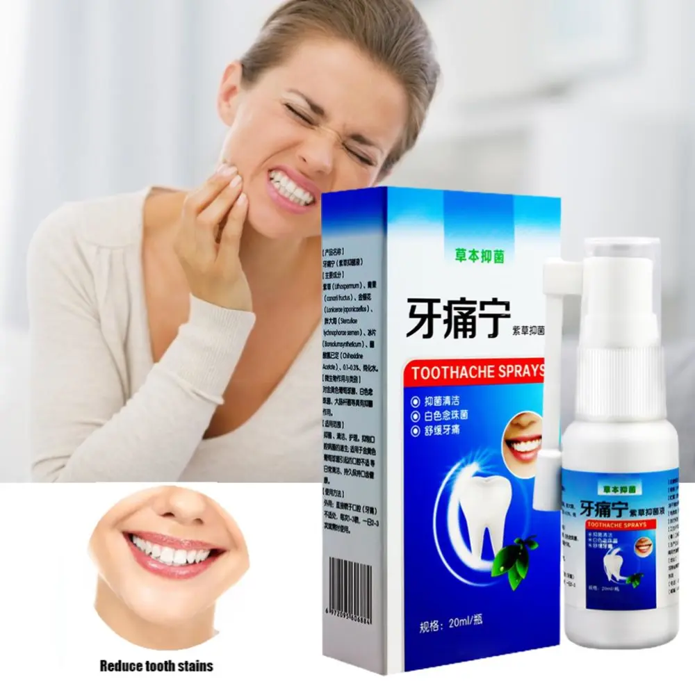 Toothache Teeth Care Sprays Effective Dental Tooth Discomfort Toothache Spray