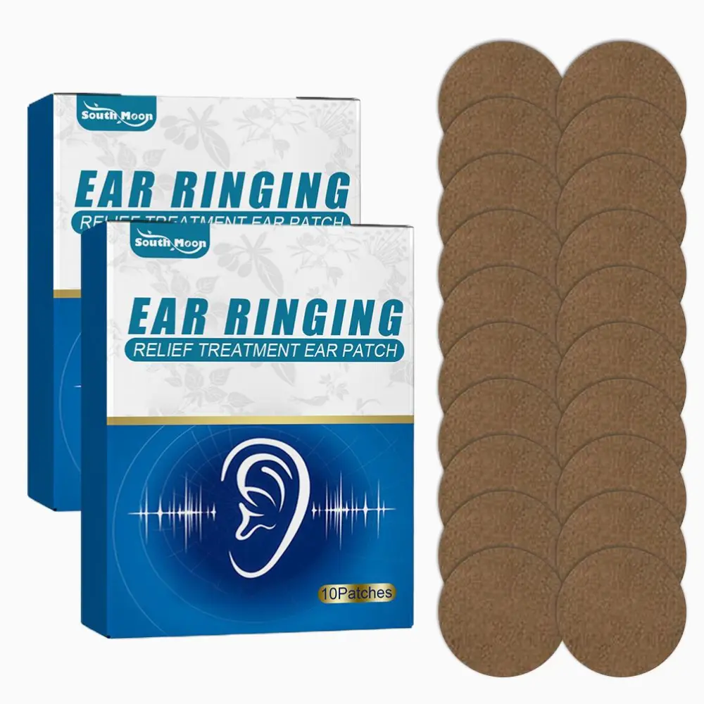 10/20pcs Tinnitus Ear Patch Tinnitus Patch for Ear Hearing Loss Sticker Natural Herb Plant Plaster Health Care