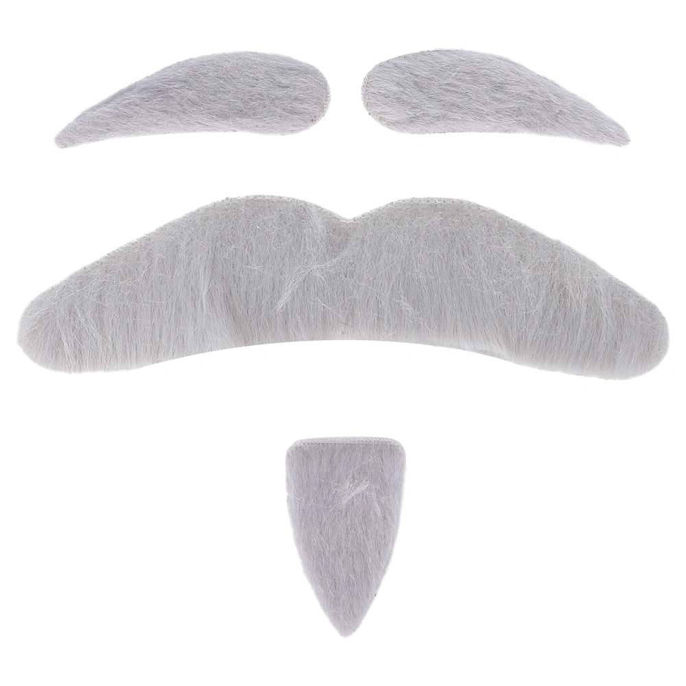 Fake Mustache Self Adhesive Novelty Fancy Costume Mustache Eyebrow Stickers Party Supplies