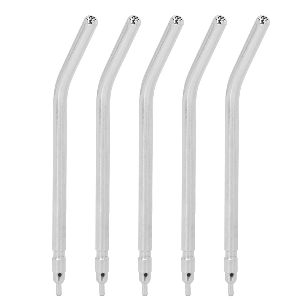 5pcs Stainless Steel Dental Air Water Spray Nozzles Tips 3‑Way Triple Syringe Nozzle