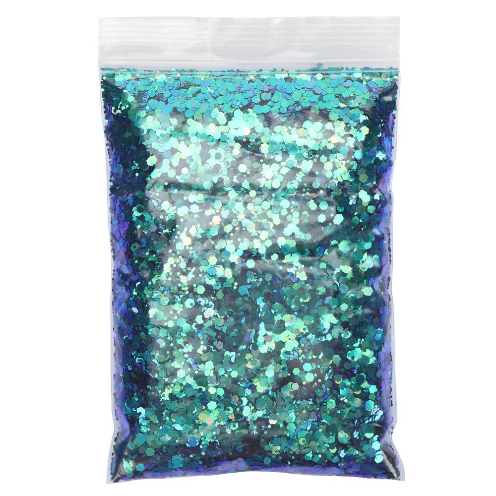 50g Nail Art Sequins Hexagonal Shape Glitter DIY Face Body Nail Art Decoration Sequins 7850