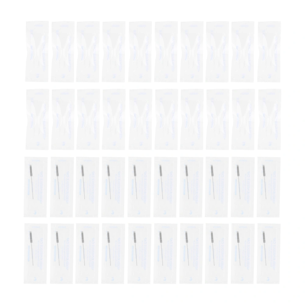 20pcs Microblading Needle Eyebrow Eyeliner Lip Tattoo Needle Cap Tip Set Accessory(7F+7FT )