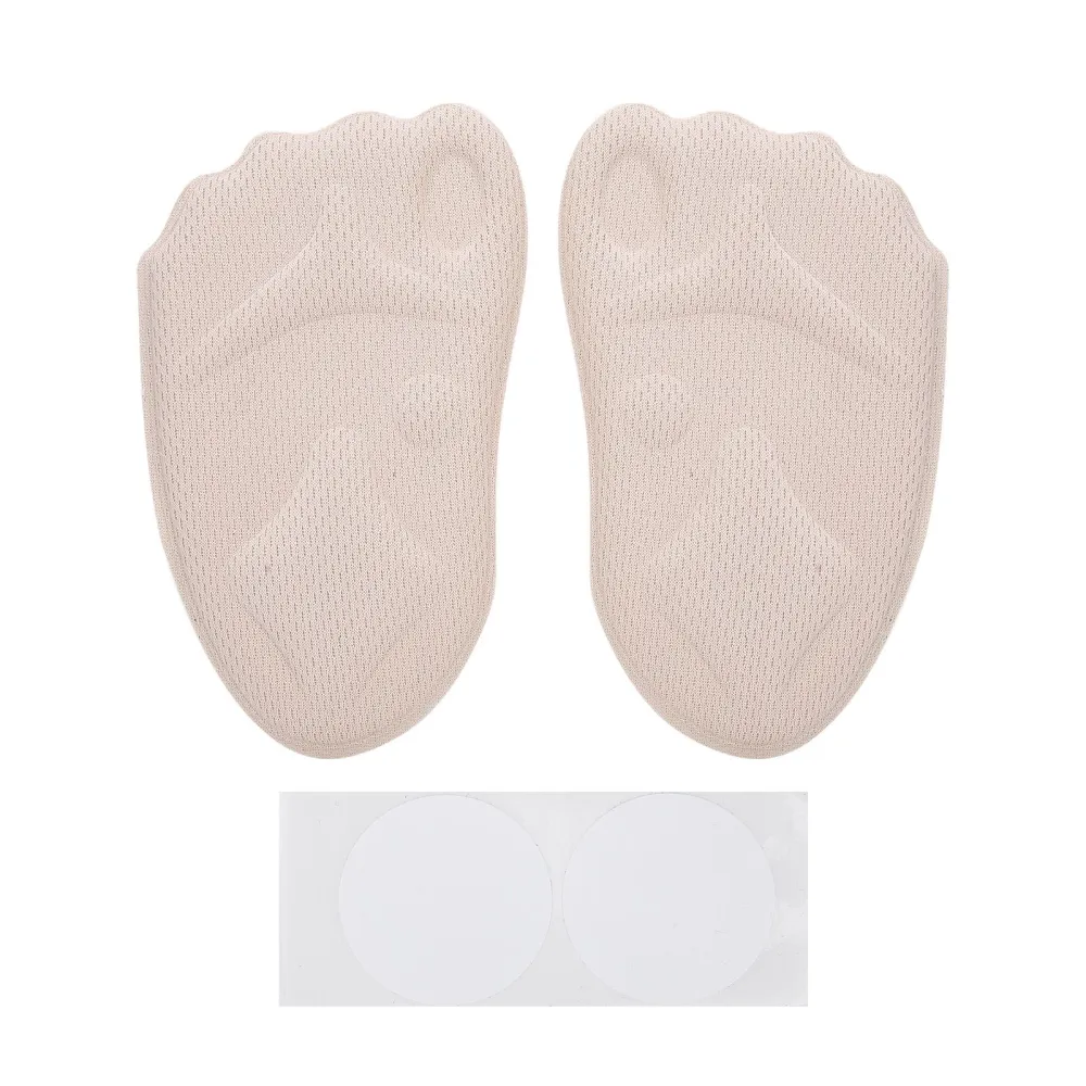 Soft Forefoot Pads Breathable Pain Relieve Elastic Forefoot Cushioning Shoes InsertSkin Color