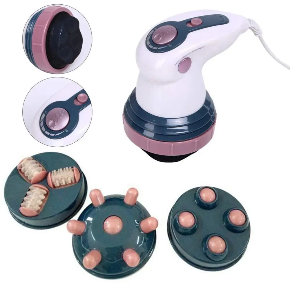 Electric Cellulite Massager Weight Loss Massager with 4 Massage Heads for Firming And Shaping