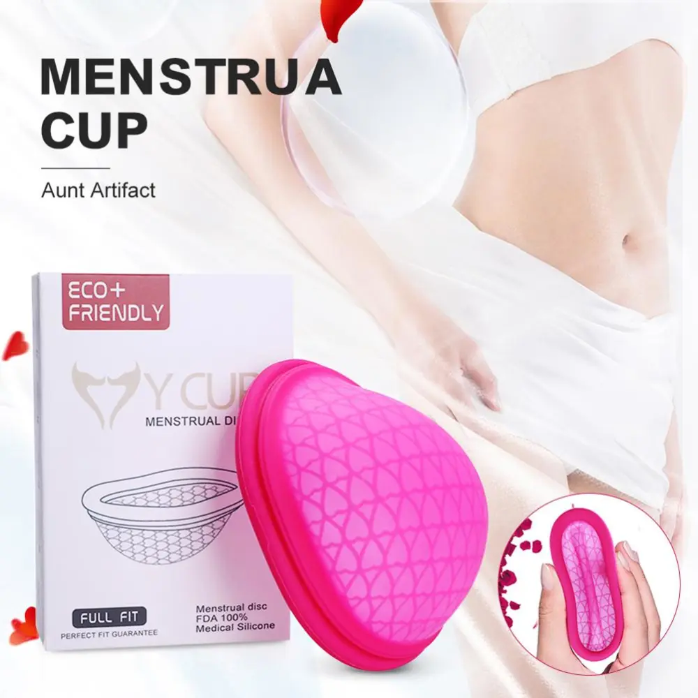 Menstrual Cup Soft Silicone Period Cups Leakproof Menstruation Alternative