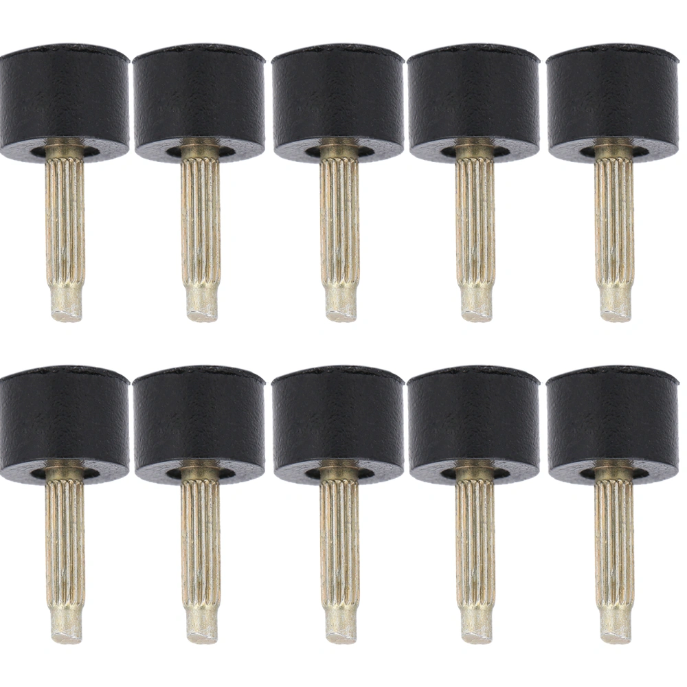 5 Pairs Women High Heel Tips Replacement TPU Round NonSlip Shoe Repairing Dowels(600A (1cm 0.39in) )