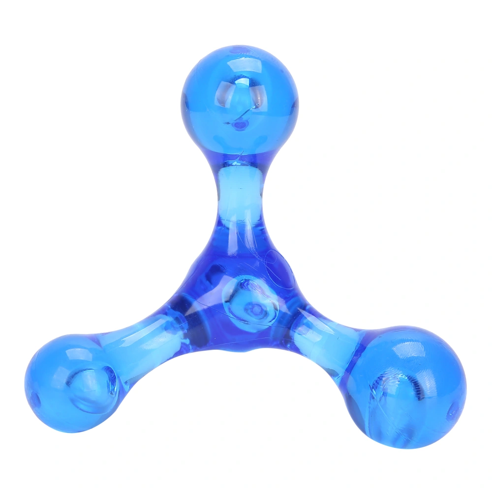 Mini Handheld Ball Massager Portable Manual Neck Waist Leg Foot Hand MassagerBlue