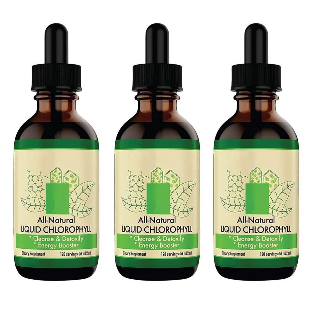 3Pcs Chlorophyll Liquid Drops 59ml Easy to Use Effective Chlorophyll Liquid Drops Supplement for Plants