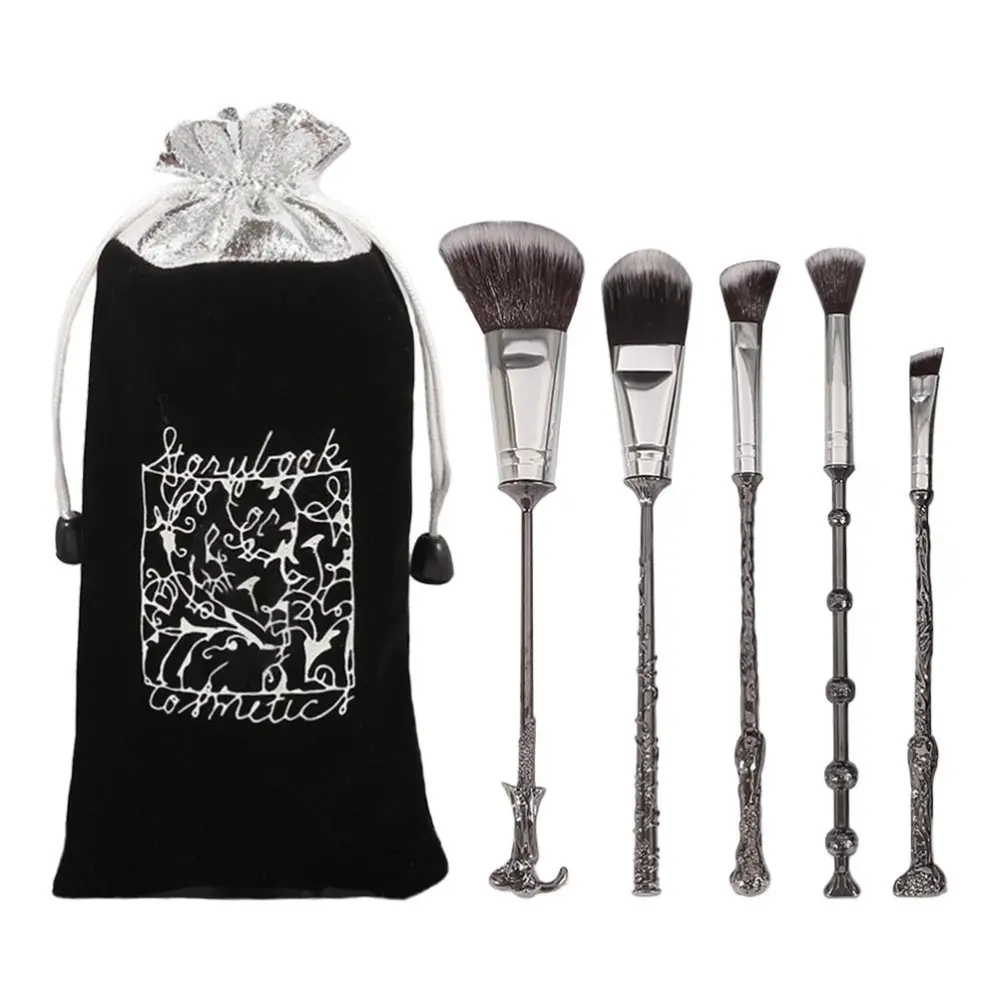 5 Pcs/Set Makeup Brushes Makeup Brush Set for Women Girls