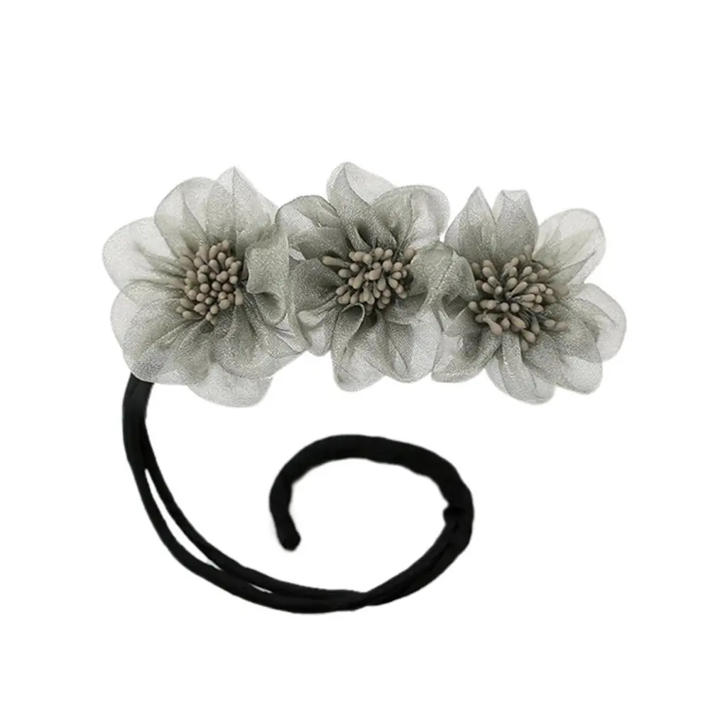 Elegant Bud Hairpin Ladies Hairpin Headband for Dance Party Engagement Wedding Lazy Flower Hairpin