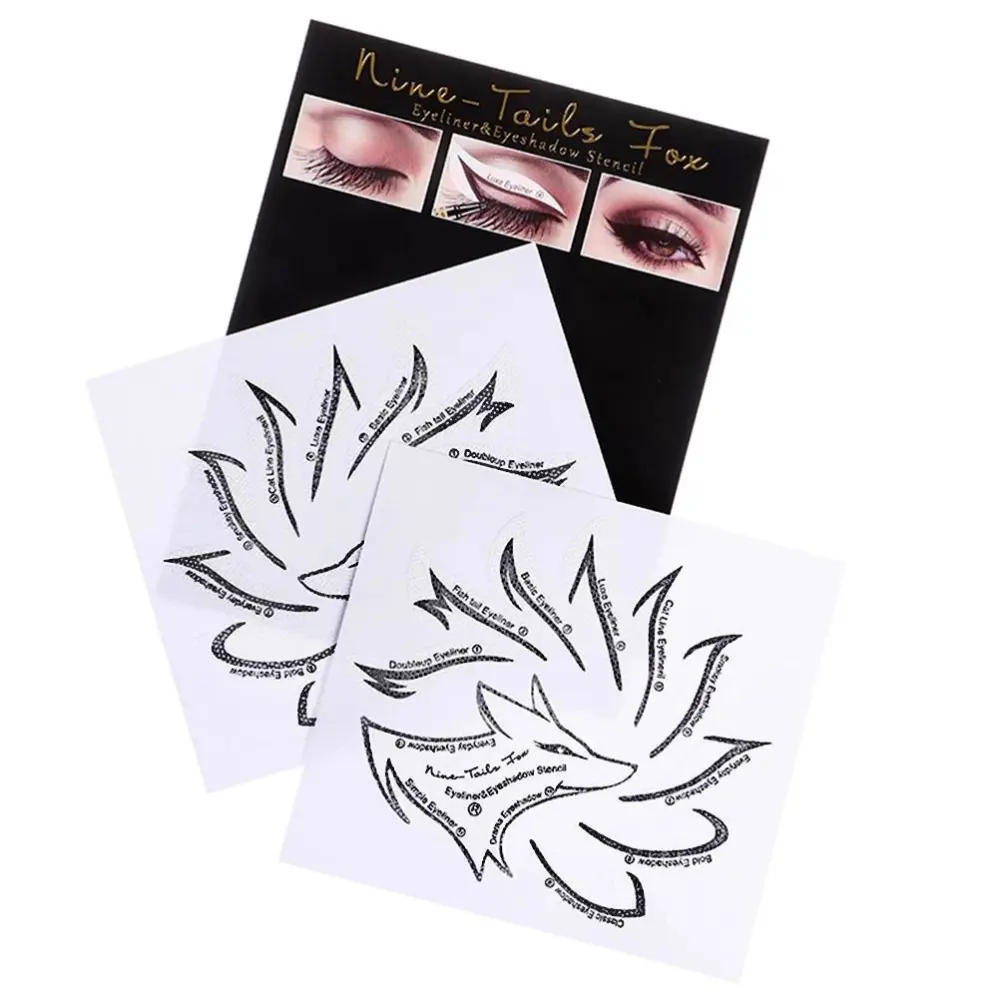 Professional Eyeliner Stencil Eyeshadow Stencil Set Non Woven Eyeliner Stencil Kit Eyeliner Eyeshadow Stencil Templates