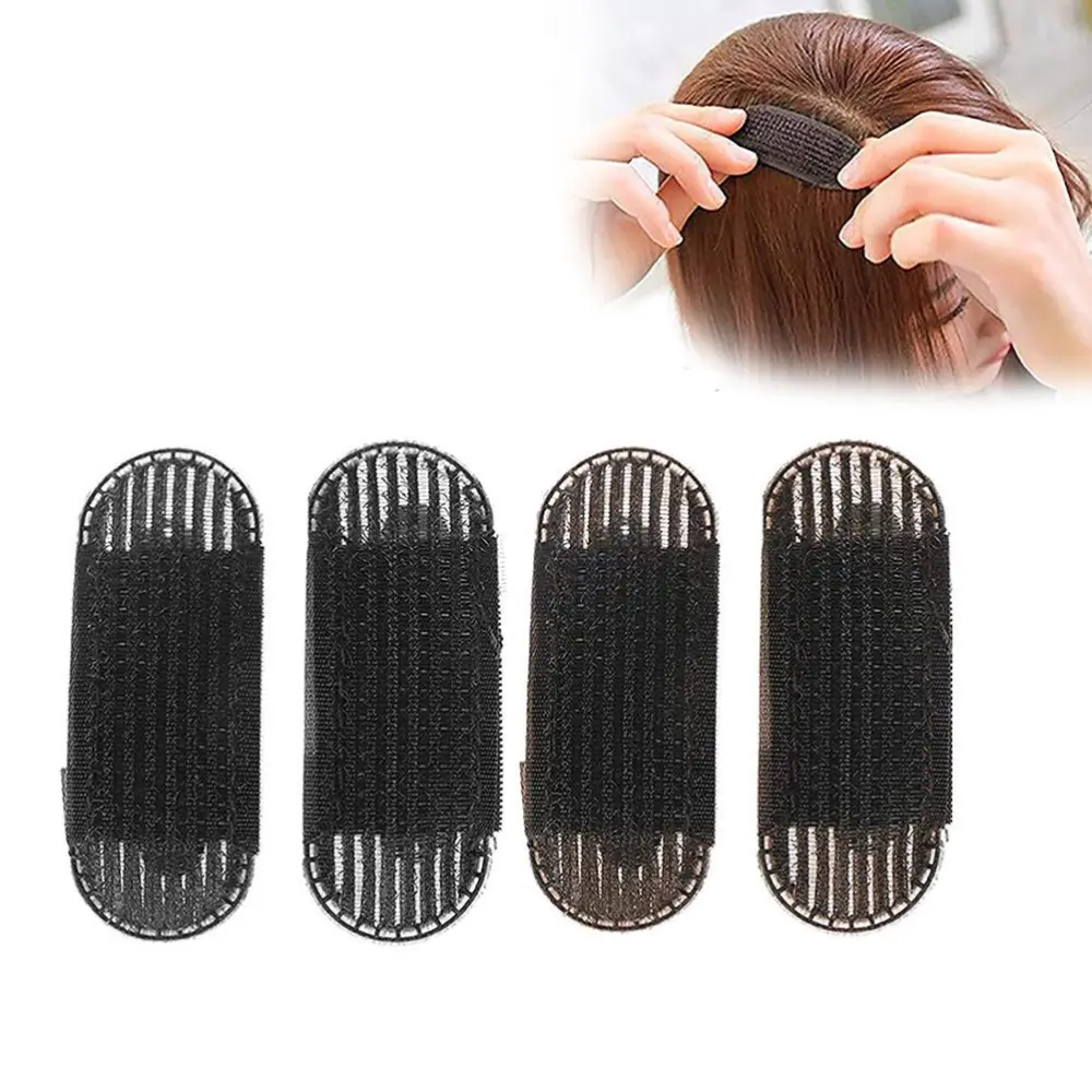 4Pcs Bangs Mat Hair Clips Sponge Bump It Up Volume Base Hair Inserts Invisible Hair Pins