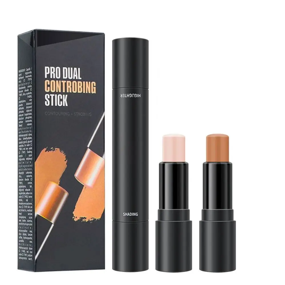 2 in 1 Highlighter Stick Shading Contour Stick for Makeup