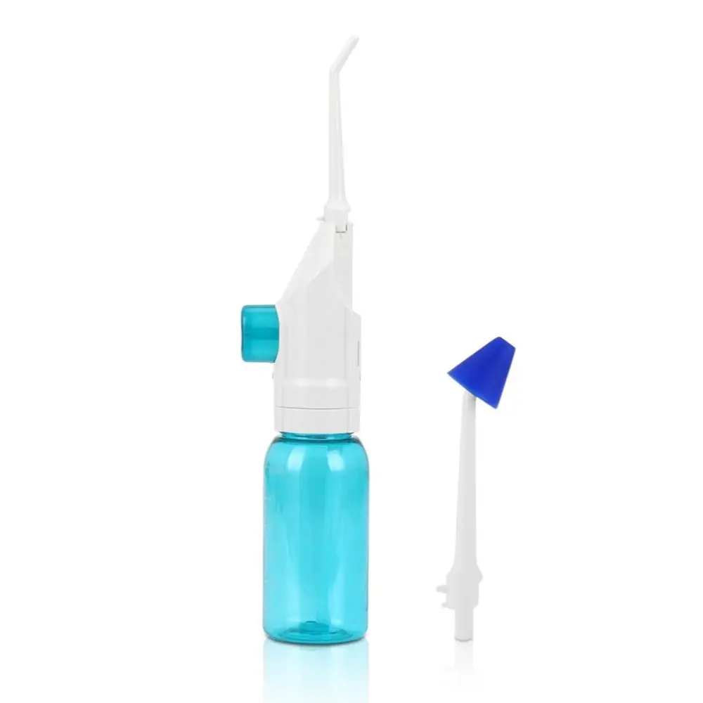 Oral Irrigator Water Pick Teeth Cleaner Water Flosser Portable Manual Dental Scaler for Travel