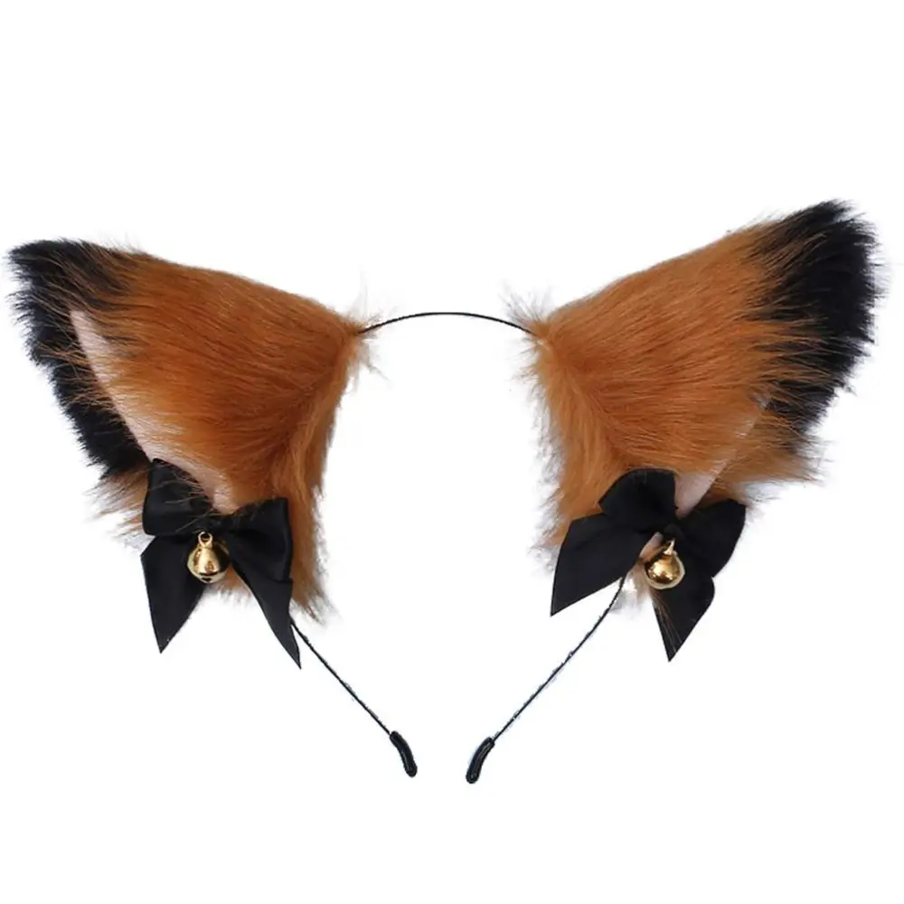 Cosplay Plush Furry Cat Ears Headband for Girl Cute Ears Headwear Costume Accessory Prop