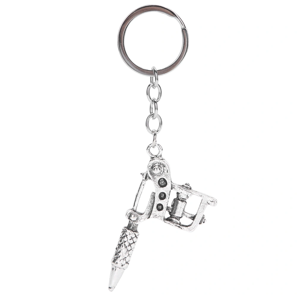 Key Chain Alloy Tattoo Machine Pendant Fashinable Punk Keychain Jewelry Accessory