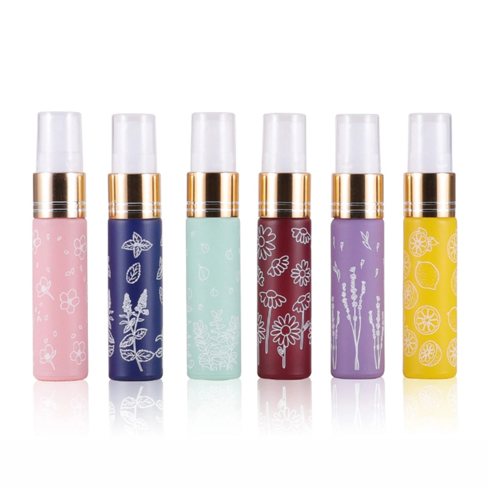 6pcs Fine Mist Spray Bottles Empty Cosmetic Refillable Travel Bottle for Water Perfume Essential Oils 10ml