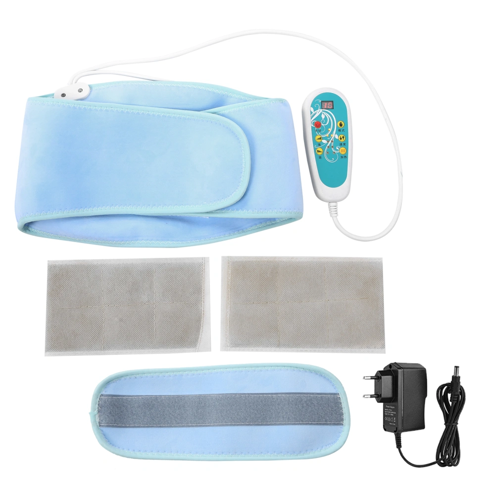 Electric Waist Heating Belt Moxibustion Vibrating Belly Massager Waist Belt 100‑240VEU Plug 100‑240V