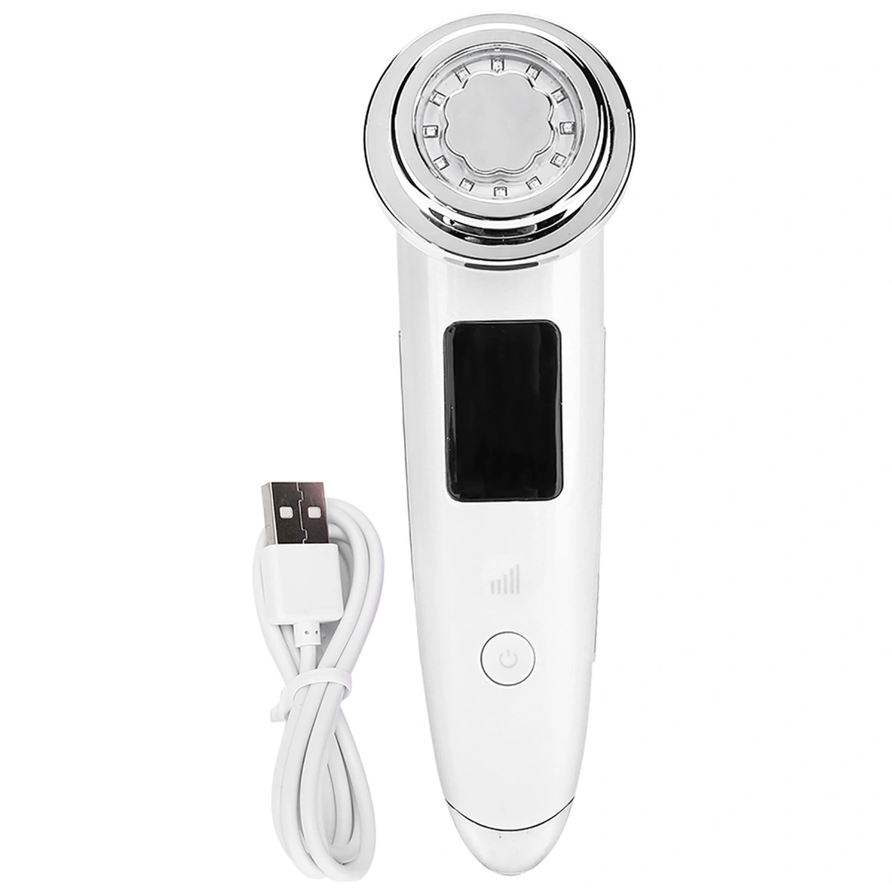 Photon Light Therapy Machine Vibration Face Lifting Tightening Face Care MachineWhite