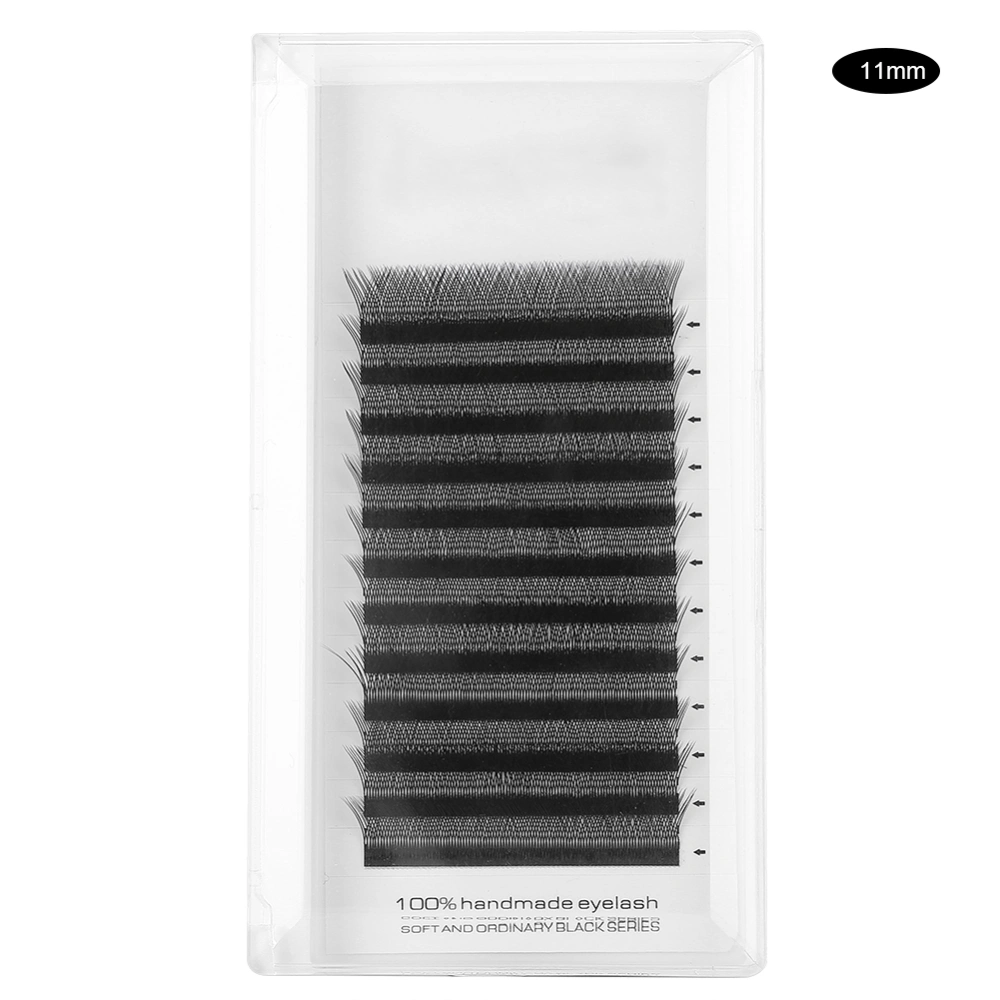 0.07mm YY Shaped Dense False Eyelashes Eyelash Extension Grafting False Lashes (C Curve)11mm