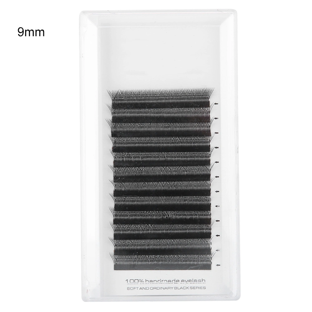 0.07mm W shaped False Eyelashes Eyelash Extension Grafting False Lashes (C Curve)(9mm )