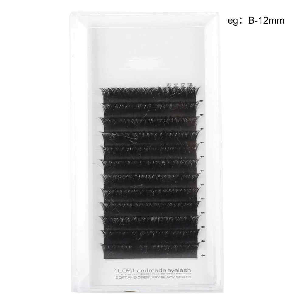 0.05mm V-Shaped Dense False Eyelashes Eyelash Extension Grafting False Lashes (B Type)12mm