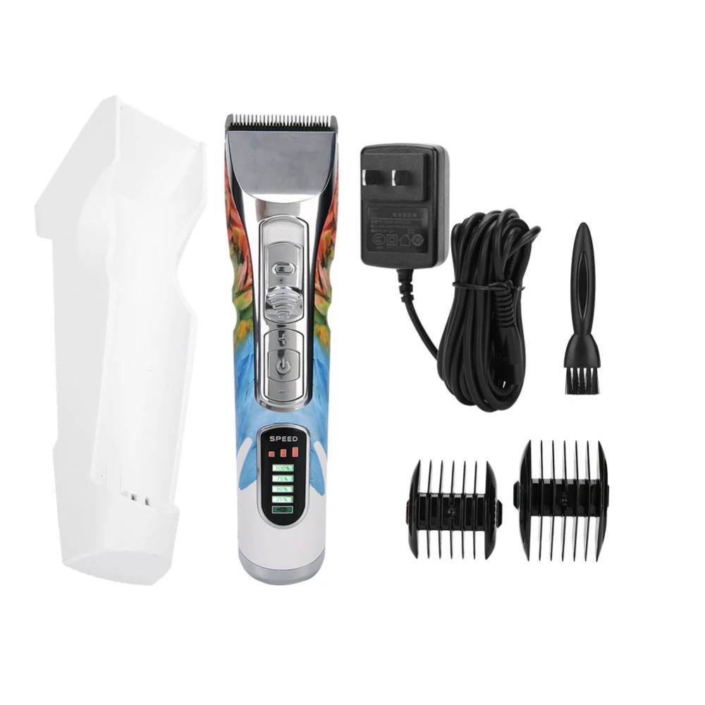 Professional Electric Hair Clipper Rechargeable Adjustment Hair Trimmer Haircutting Machine US Plug 110-240v