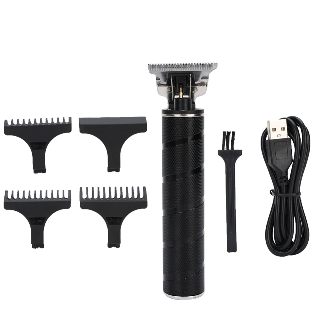 USB Charging Electric Hair Trimmer Hair Clipper Cutting Machine Hairdressing Tool Black