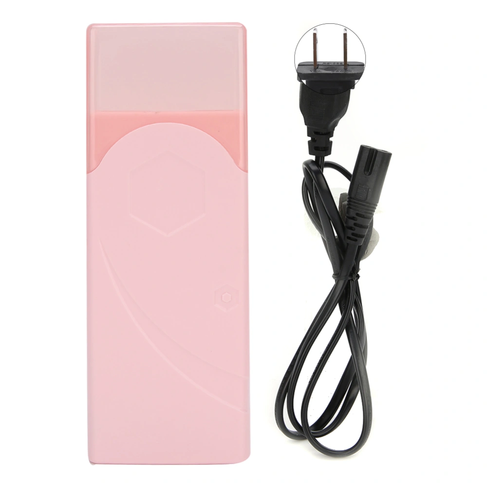 100G Hair Removal Wax Heater Handheld Hair Removal Machine for Hand Feet Leg Pink110V US Plug