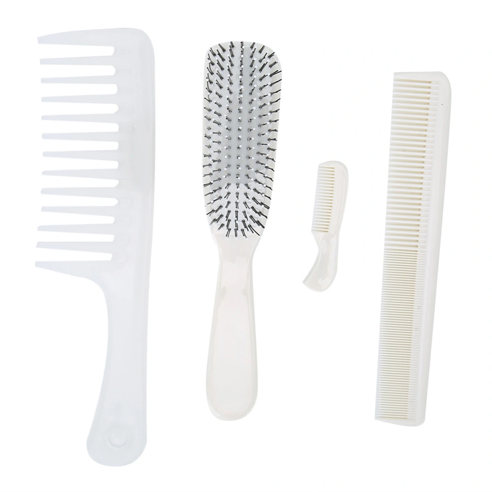 4pcs Comb Set Wide Teeth Comb Anti Static Hair Brush Hair Styling Comb Set