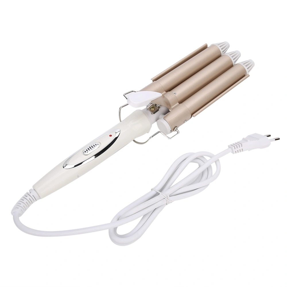 Professional Electric Hair Curler Curling Iron Hairdressing Styling Tool 22mm Champagne110-240V EU Plug