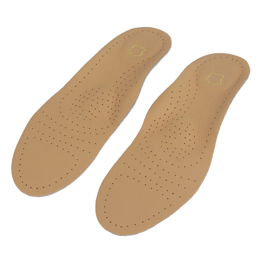 Orthopedic Foot Arch Support Insole Anti Slip Breathable Foot Correction Insole (Yellow)(41-42 )