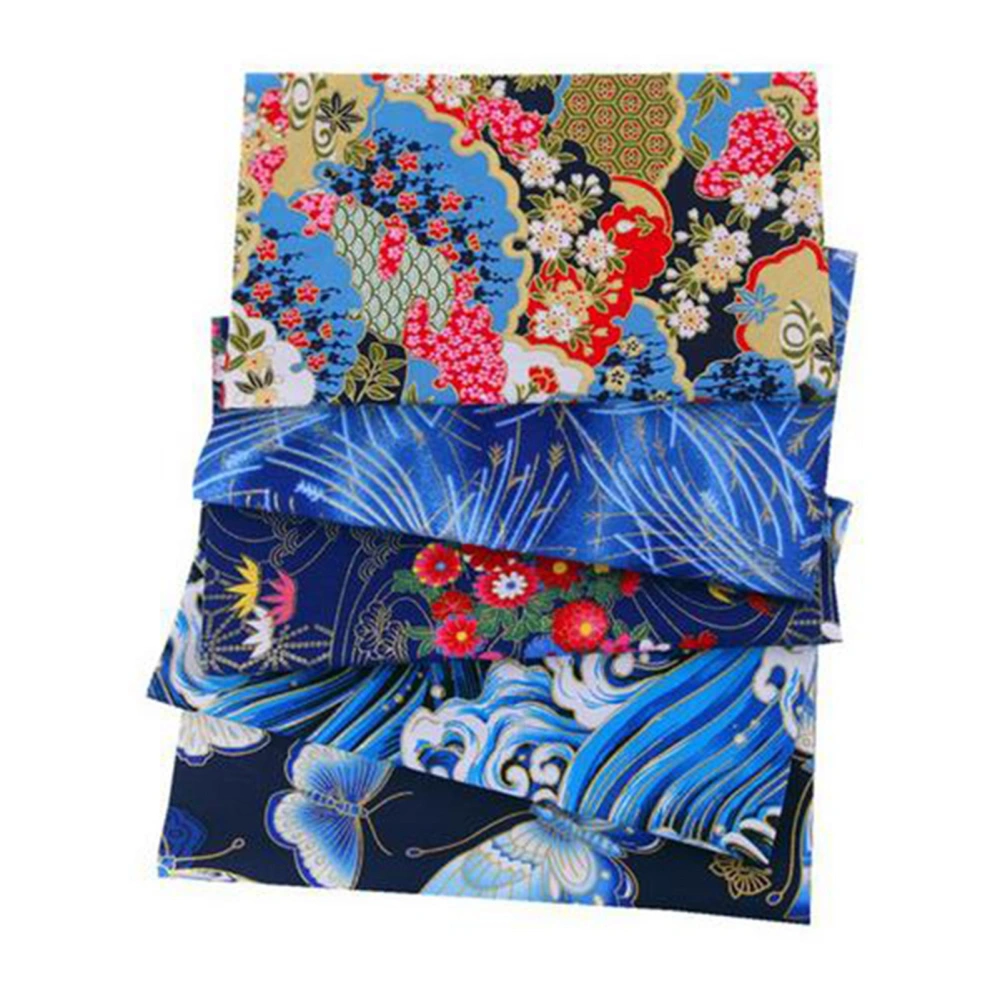 5Pcs Cotton Fabric Bundle Printed DIY Quilting Sewing Patchwork Craft Fabric