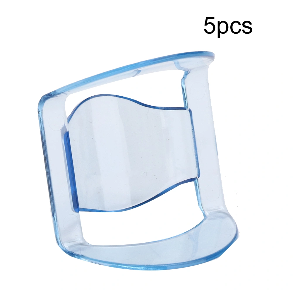5pcs Mouth Opener Dental Orthodontic Lip Cheek Retractor Expander Dental Mouth AccessoryTransparent Blue