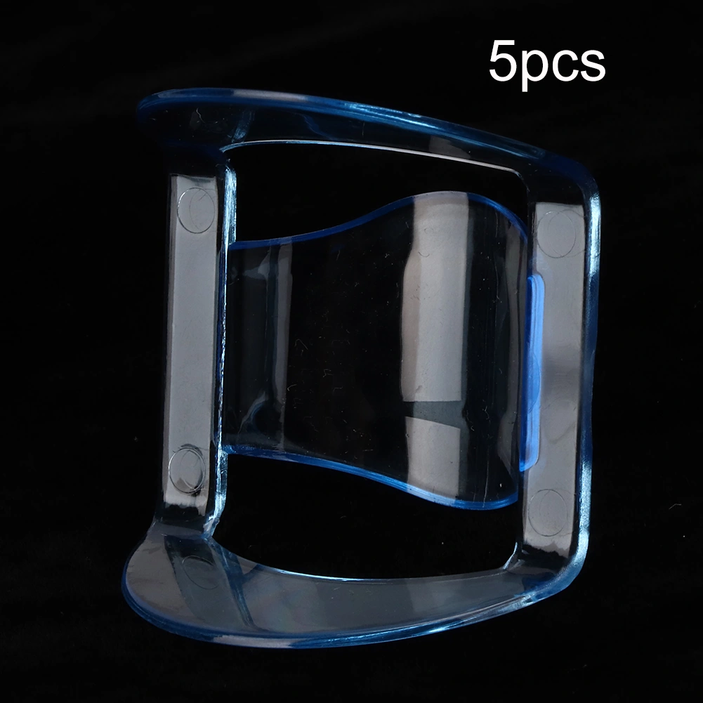 5pcs Mouth Opener Dental Orthodontic Lip Cheek Retractor Expander Dental Mouth AccessoryTransparent Blue