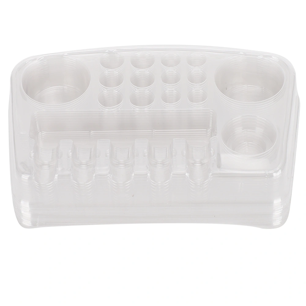 10pcs Disposable Plastic Tattoo Cartridge Needles Holder Stand Transparent Tray Tattoo Accessory