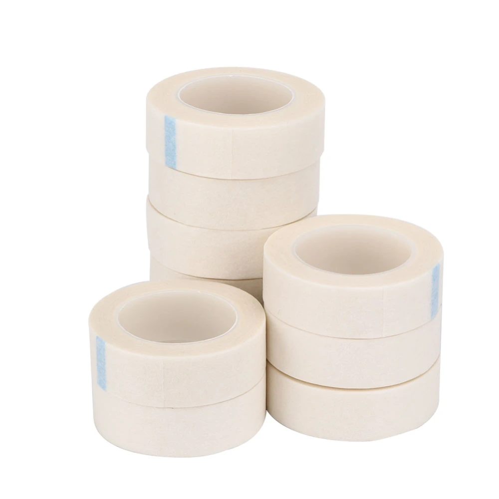 10pcs 1.25cm x 9m Tattoo Bandage Non Woven Fabric Breathable Adhesive Dressing Fixation Tape