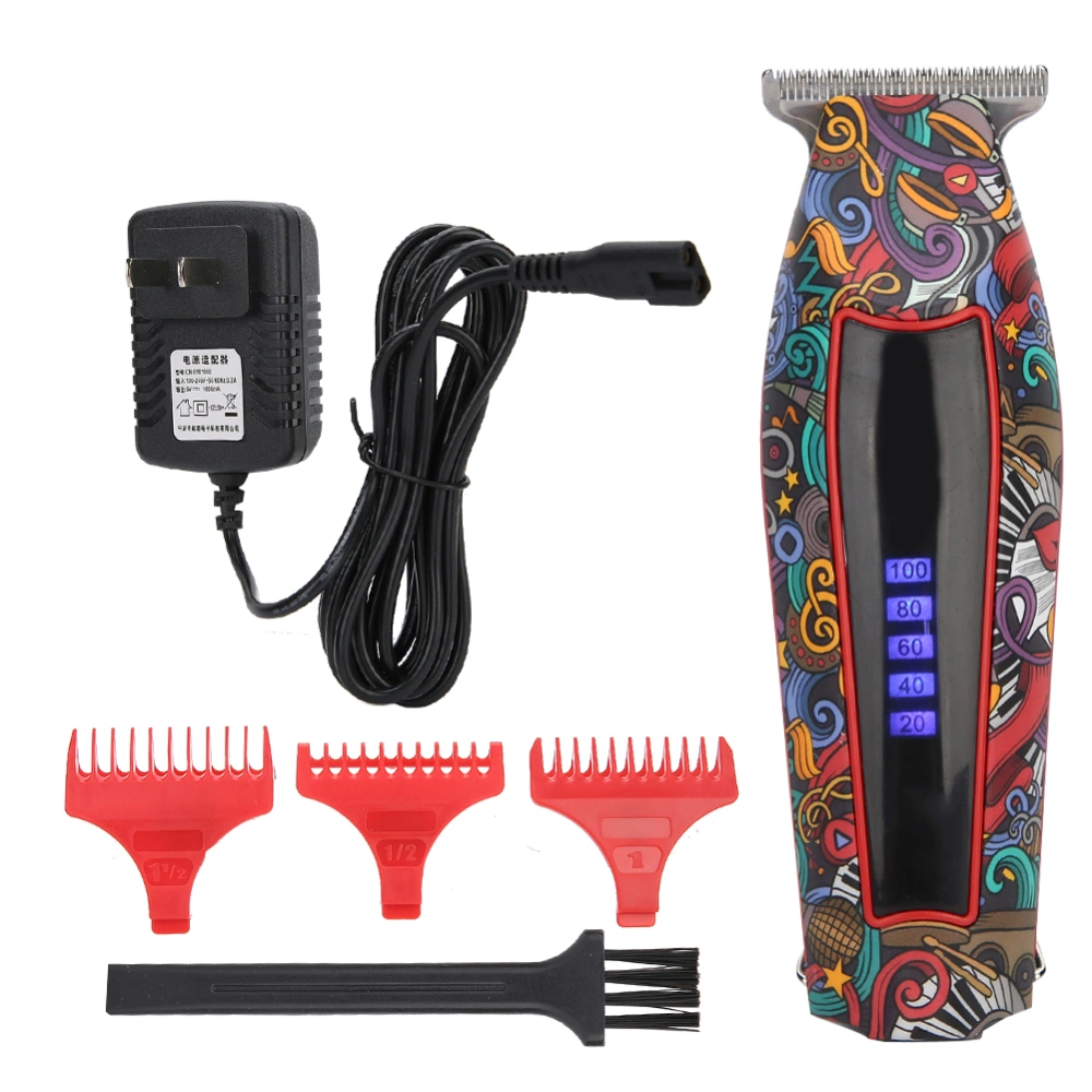 Professional Electric Hair Clipper Hair Trimmer Cutting Machine Grooming Kit US Plug 110-240V